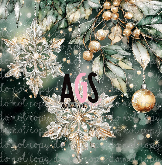 1881 Green Snowflake