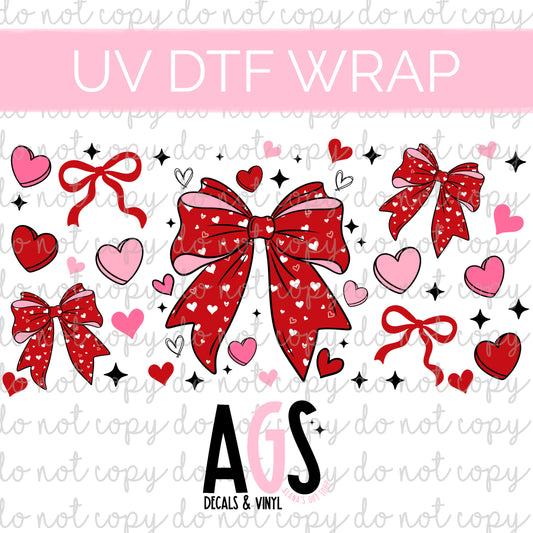 UV DTF WRAP 004 Hearts & Bows