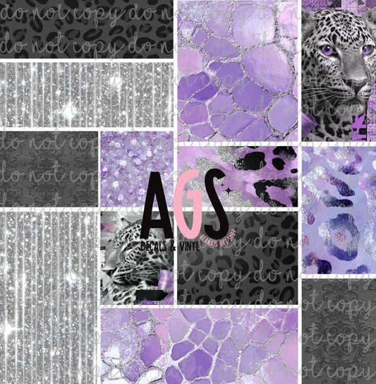 2144 Lilac Leopard Patchwork 2