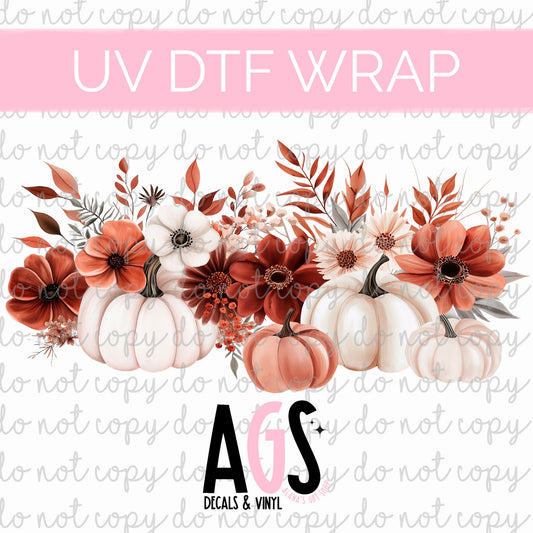 UV DTF WRAP 164 Elegant Pumpkins - July Box