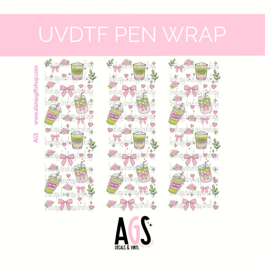 PEN WRAP 062 Matcha Girl
