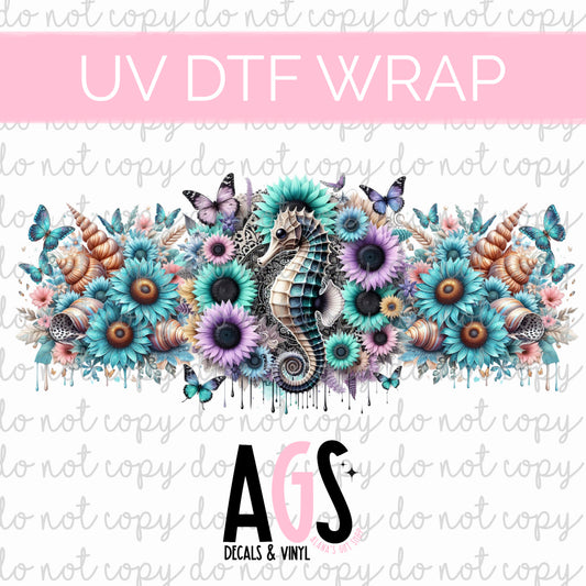 UV DTF WRAP 123 Seahorse