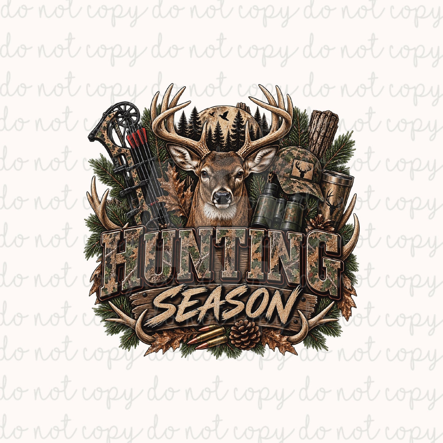 DECAL 275 Hunting Season Camo