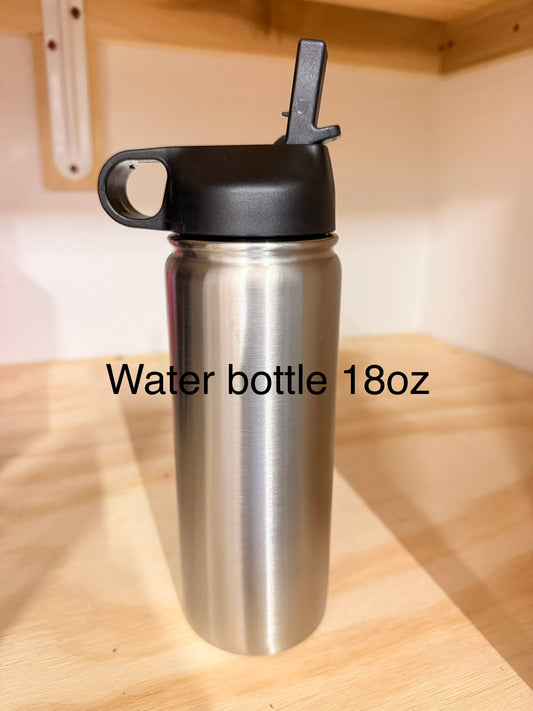 Water bottle 18oz w/ 2 lids - MF