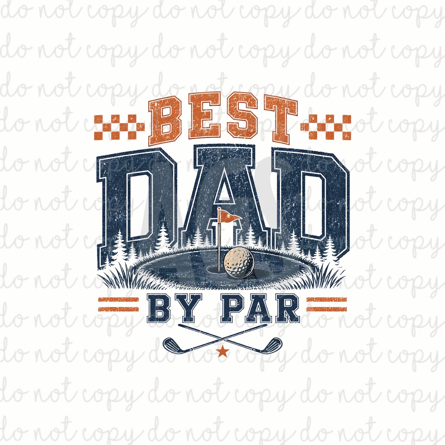 DECAL 208 Best Dad By Par