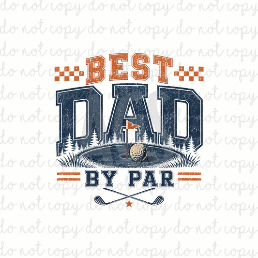 DECAL 208 Best Dad By Par