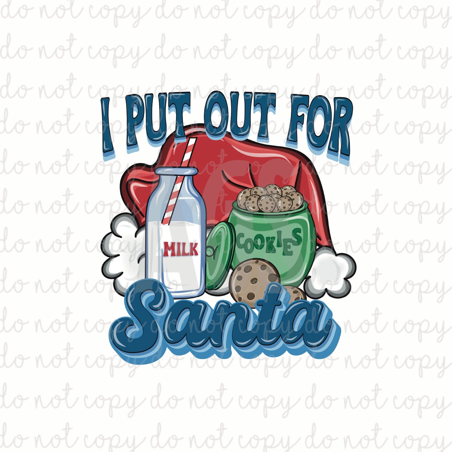 DECAL 195 I Put Out For Santa