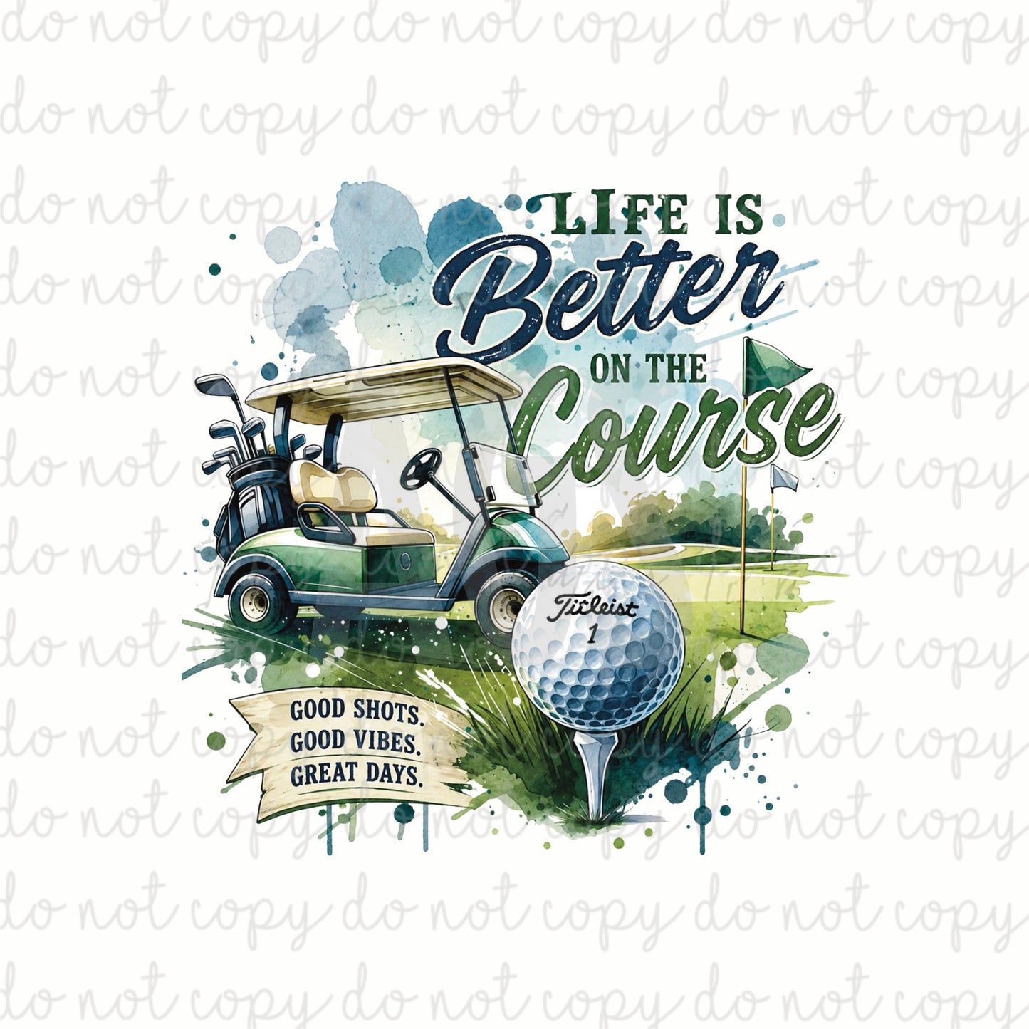 DECAL 206 Life Is Better On The Course