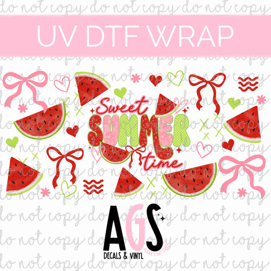 UV DTF WRAP 126 Sweet Sumertime Bows
