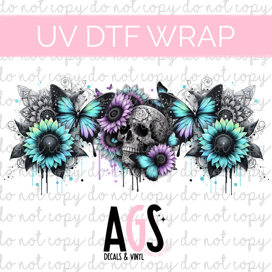 UV DTF WRAP 092 Mandala Skull