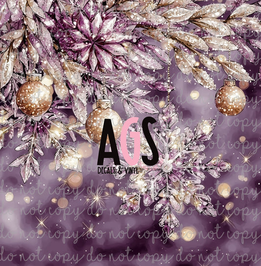 1882 Purple Snowflake