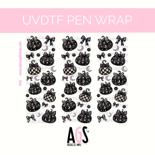 PEN WRAP 075 Cosmic Pumpkins - August Sub