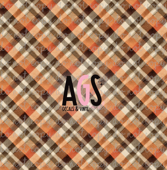 1847 Pumpkin Plaid