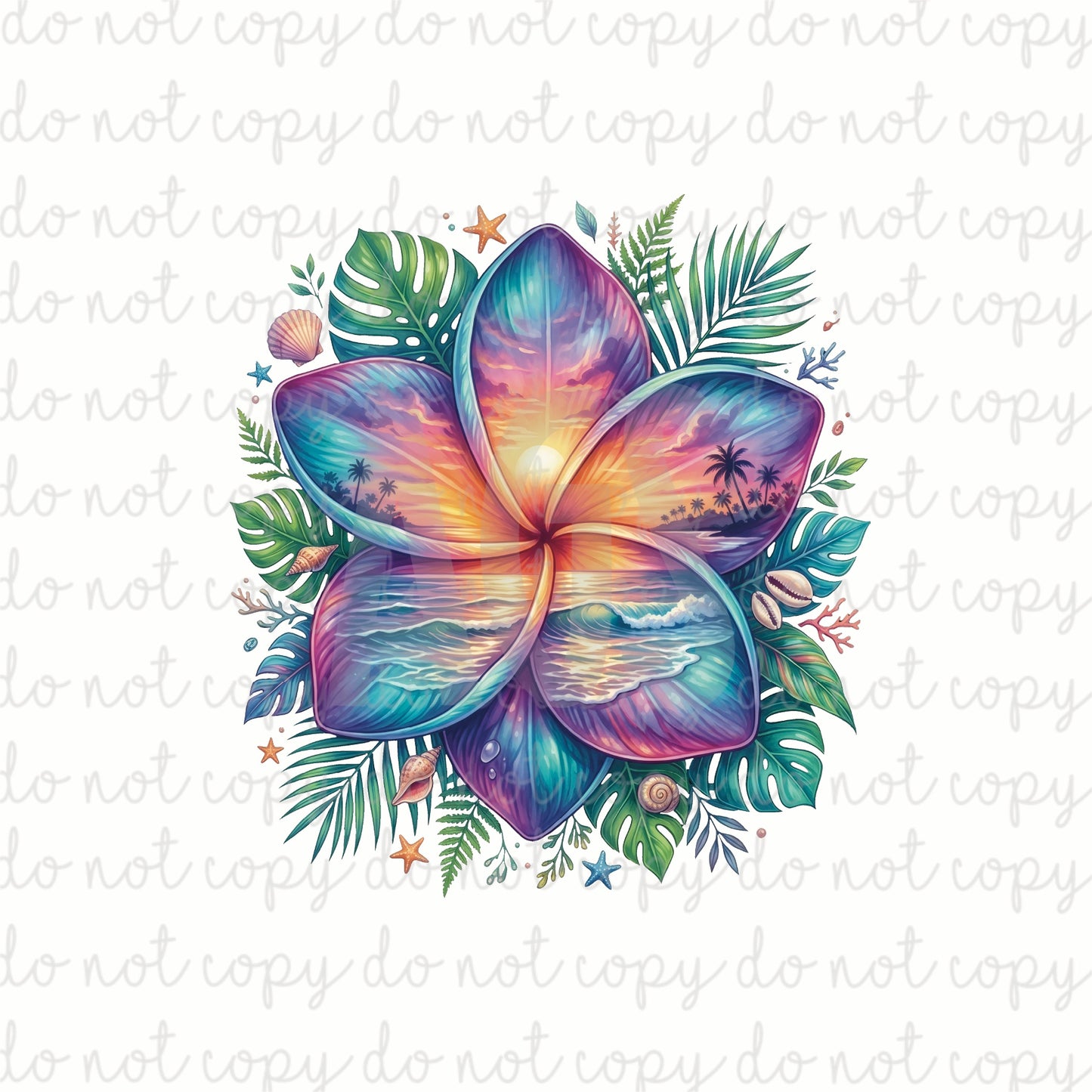 DECAL 204 Tropical Sunset