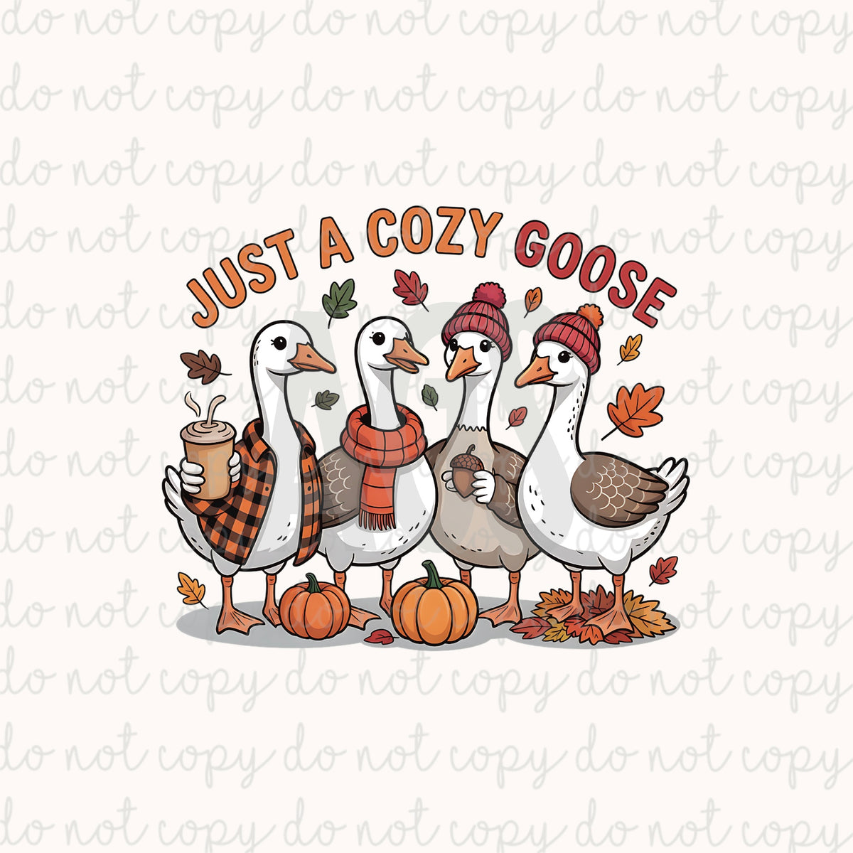 DECAL 289 Cozy Goose