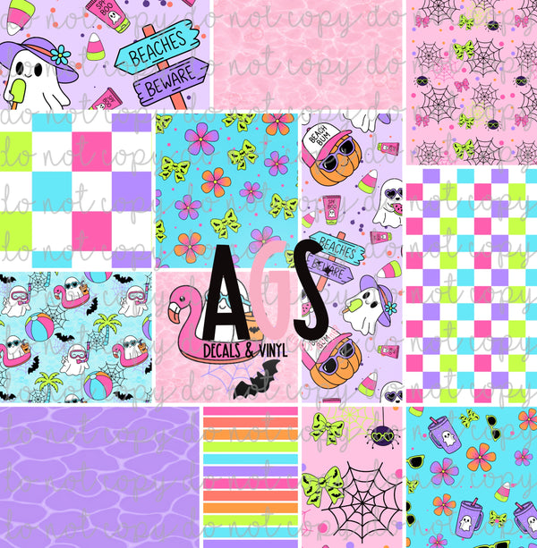 2314 Cute Summerween Patchwork