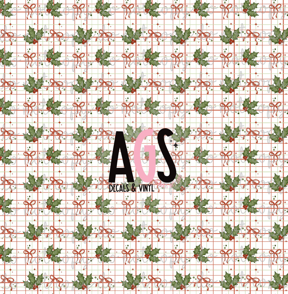 2441 Holly Jolly Wrapping Paper