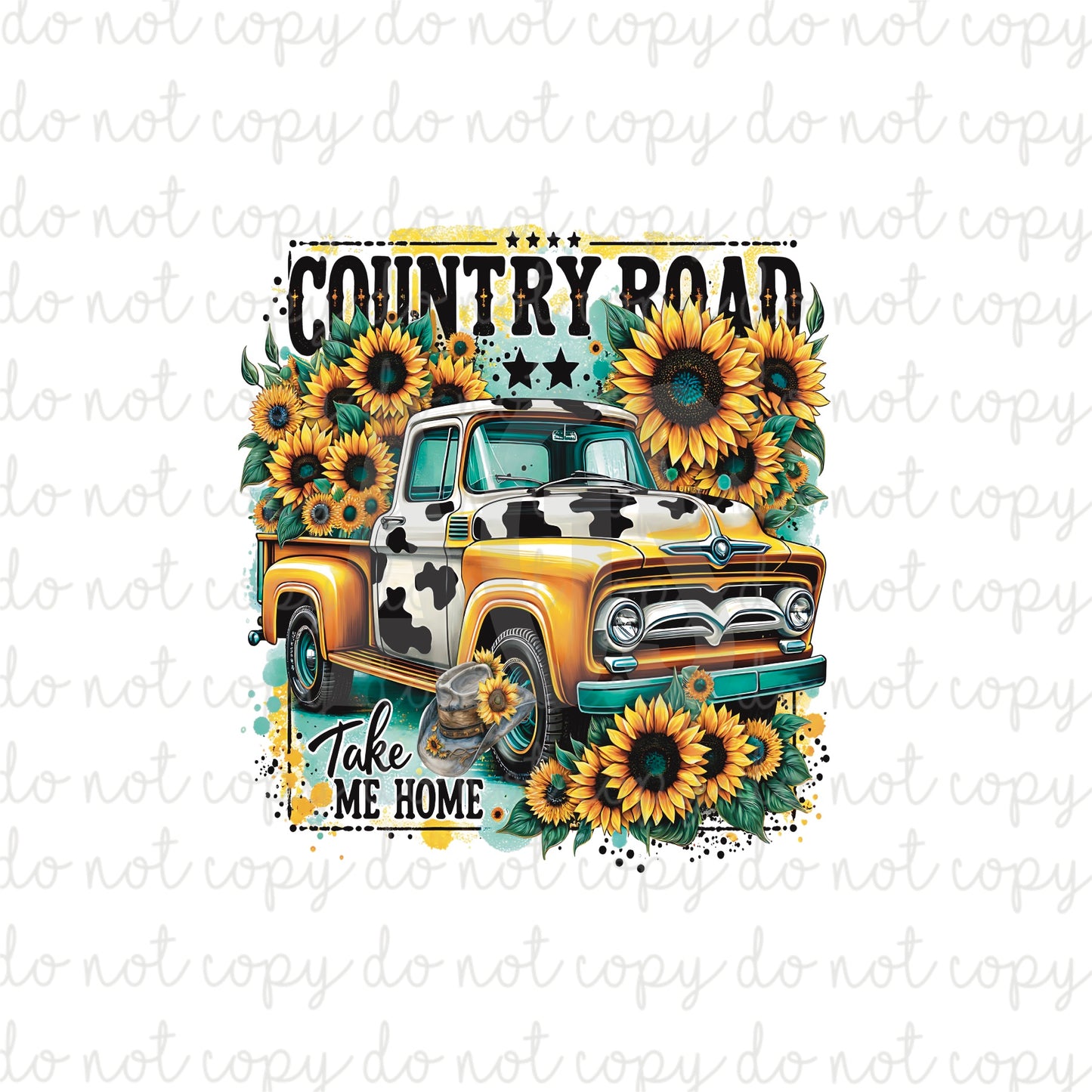 DECAL 042 Country Road Take Me Home