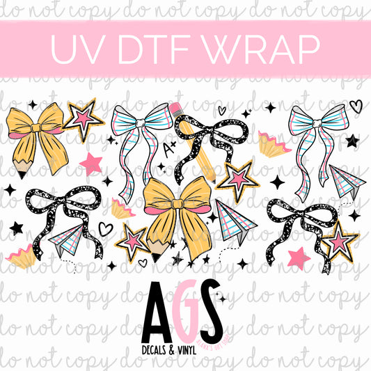 UV DTF WRAP 142 School Bows - June Box