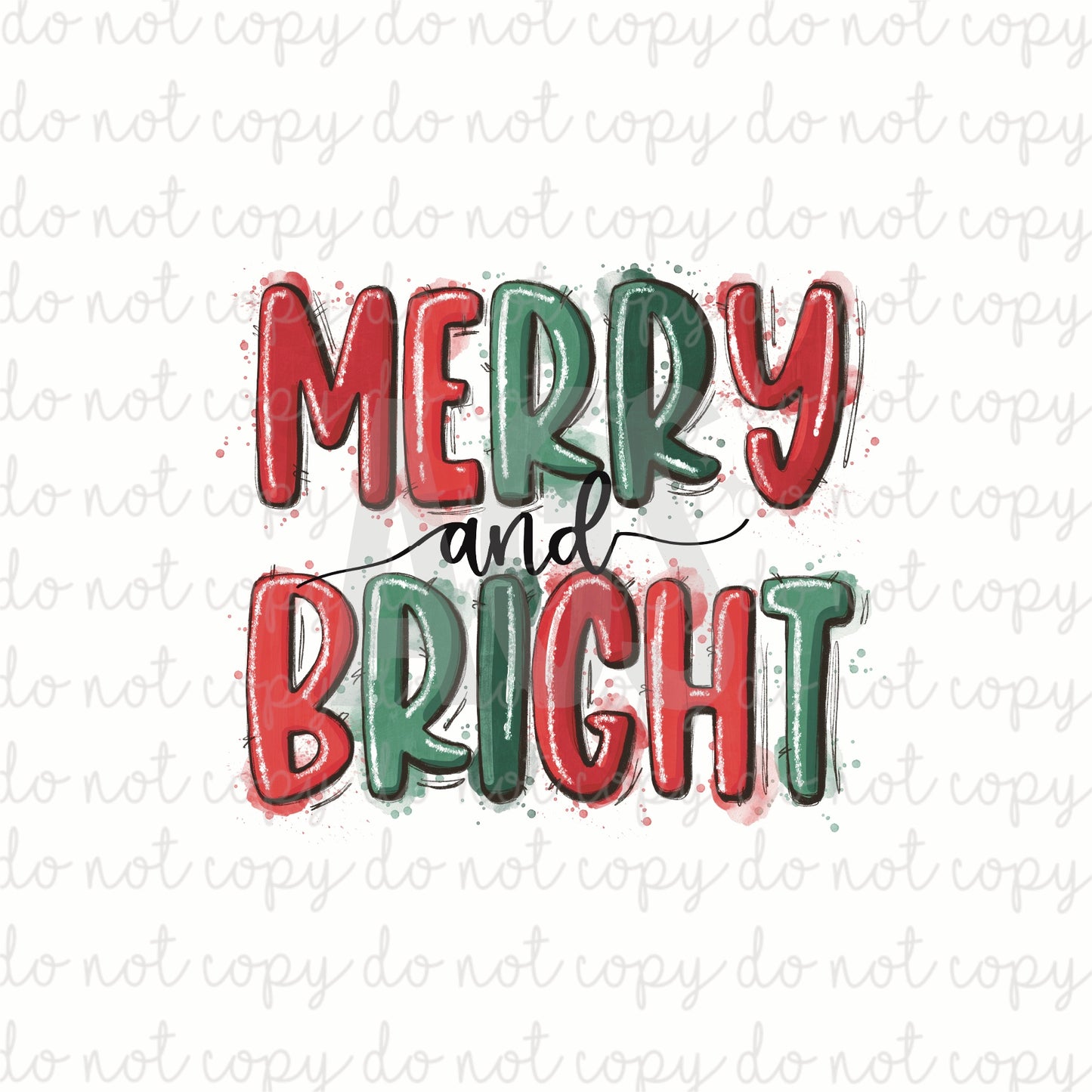 DECAL 200 Merry & Bright