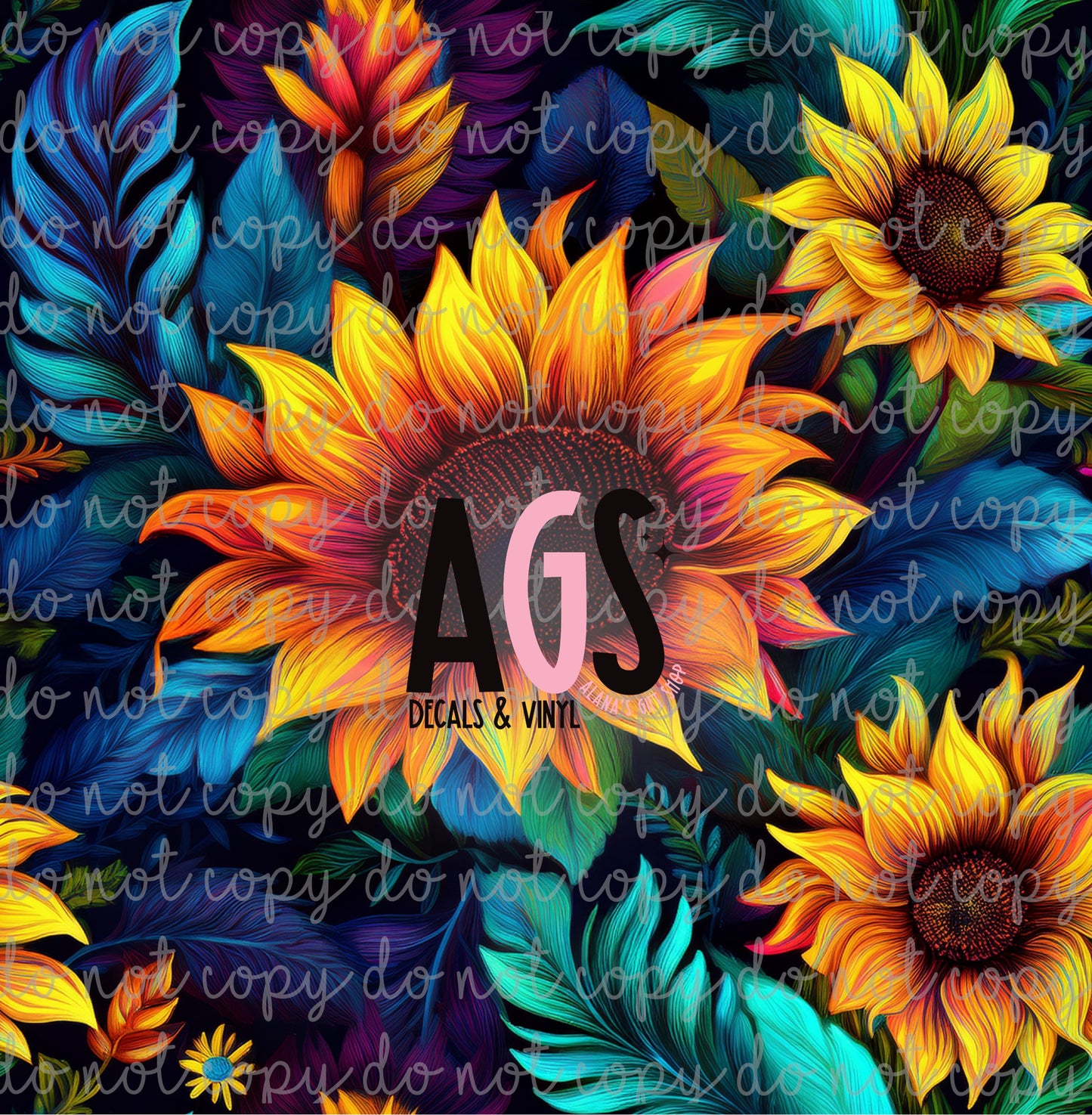 1735 Sunshocked Sunflowers