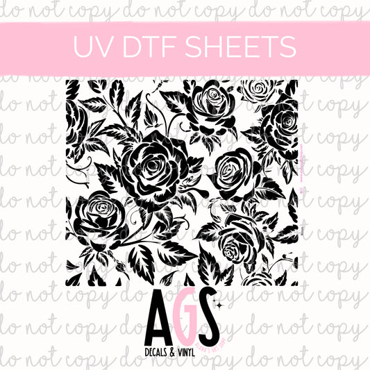 UV DTF SHEET 101 Roses