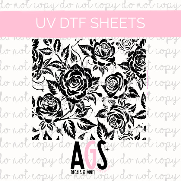 UV DTF SHEET 070 Roses