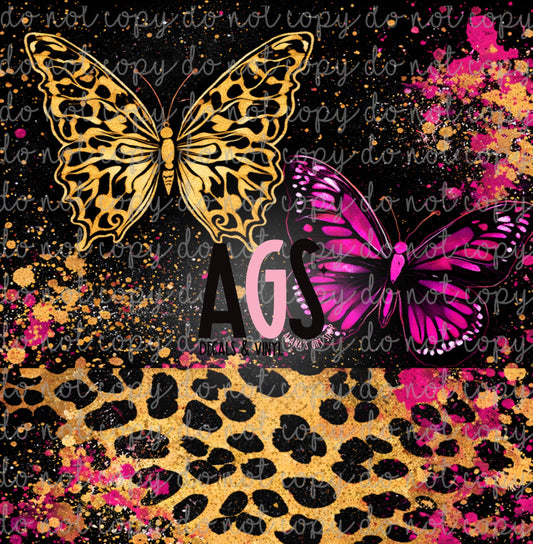 2157 Distressed Golden Flutter