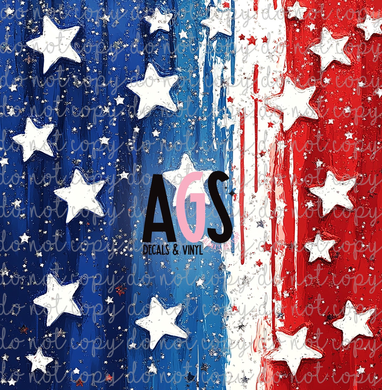 1752 Painted Stars & Stripes