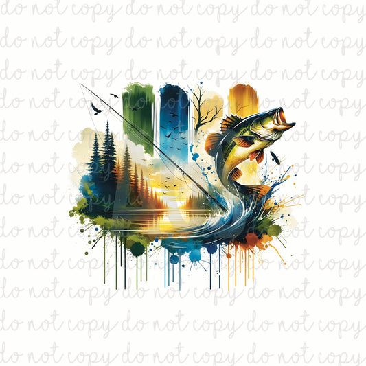 DECAL 228 Bass Jumping