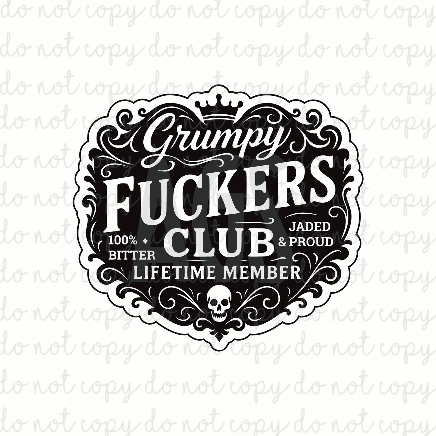 DECAL 185 Grumpy Old Fuckers