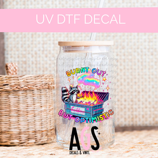 UV DTF DECAL-022 Burnt Out