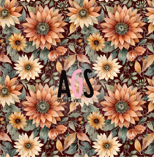 1839 Warm Autumn Flowers