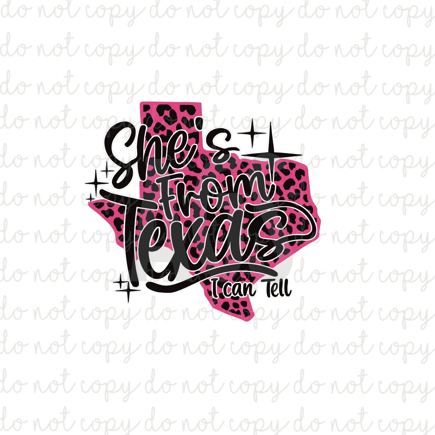 DECAL 060 She’s From Texas