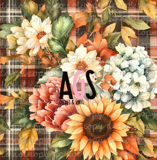 2351 Plaid & Sunflowers Afternoon
