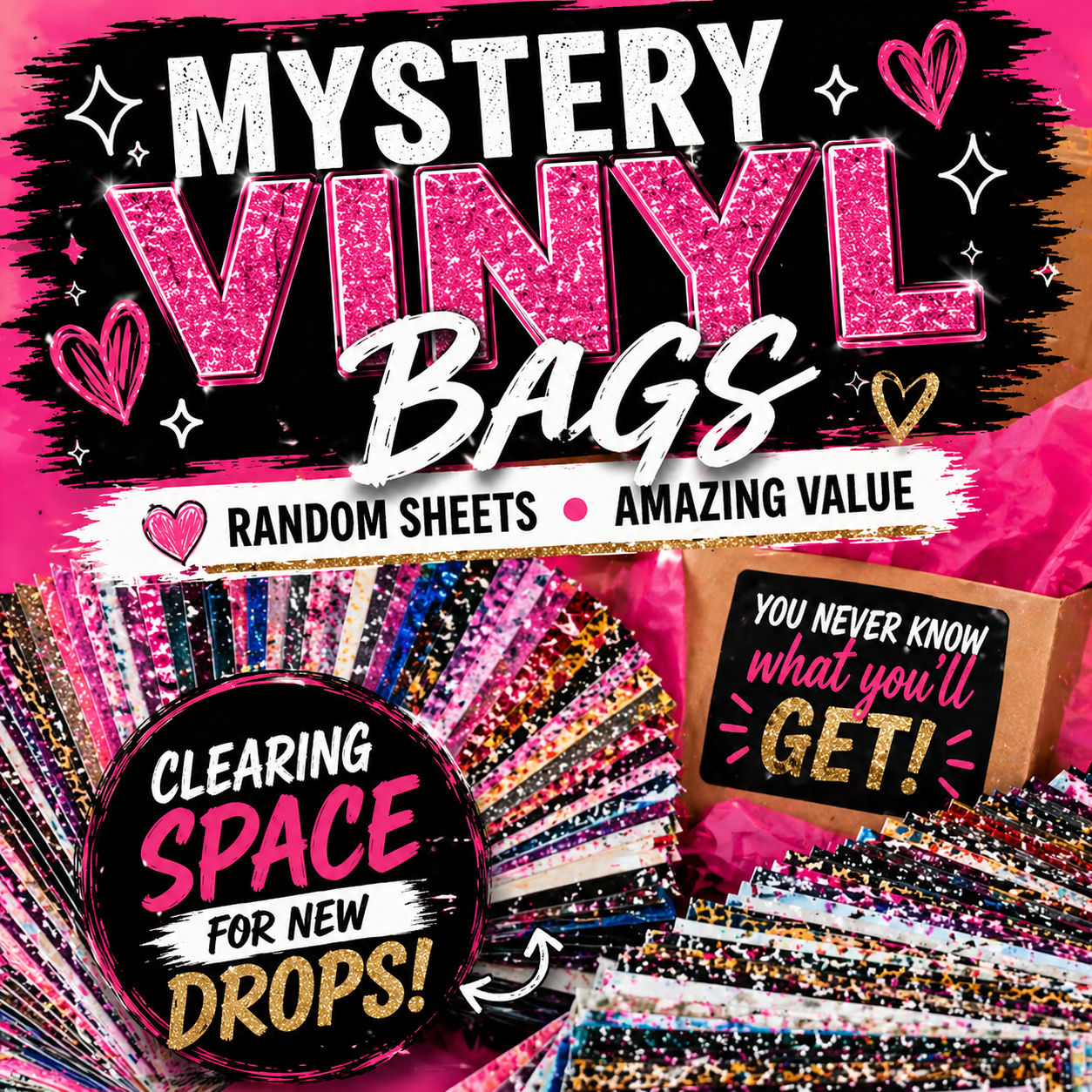 Live Mystery Vinyl Bags