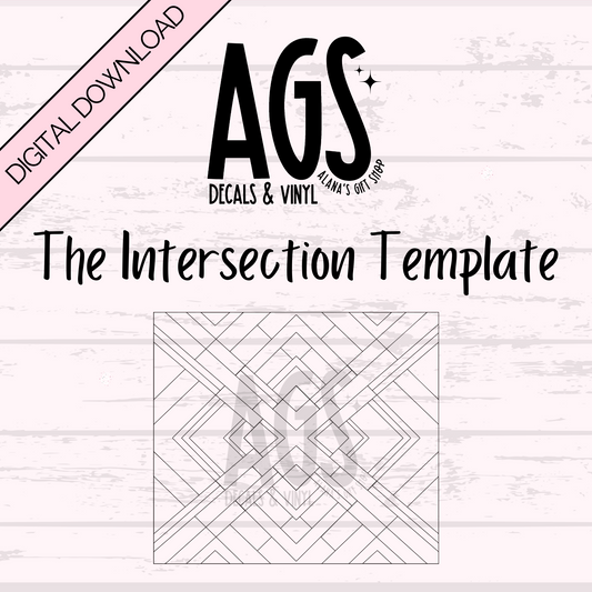 The Intersection - Tumbler Template -Digital Download