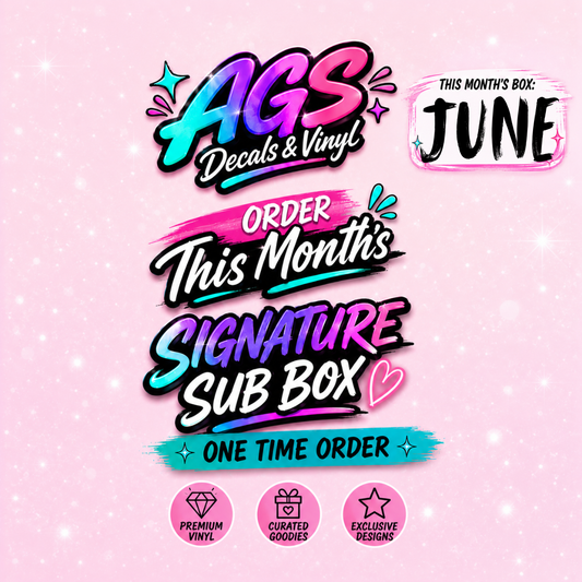 AGS Signature Sub Box •JUNE -This Month's Box Only• 2 Options!