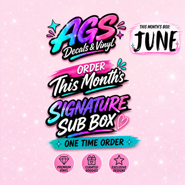 AGS Signature Sub Box •JUNE -This Month's Box Only• 2 Options!