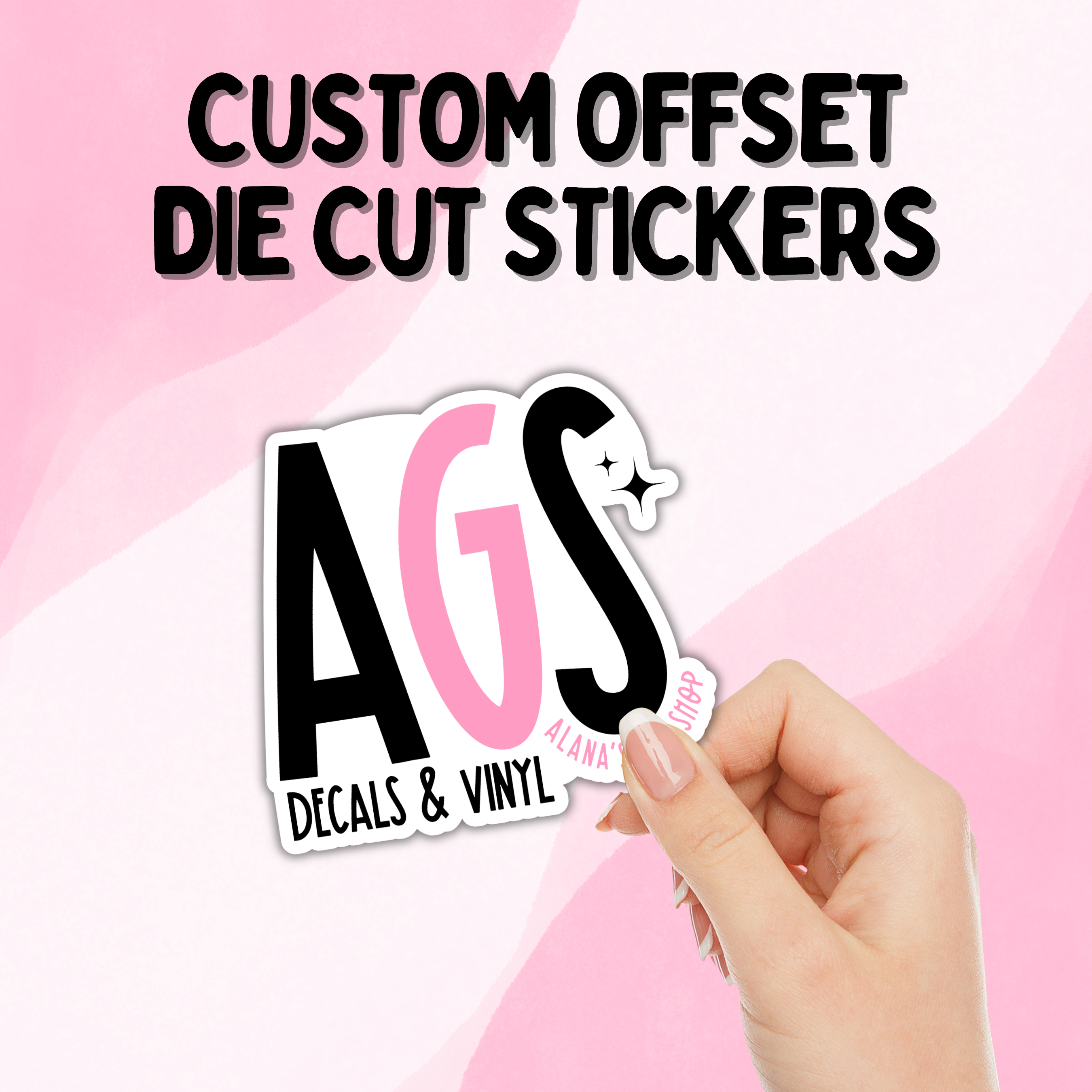 CUSTOM OFFSET DIE CUT STICKERS - You upload your image to be printed ...