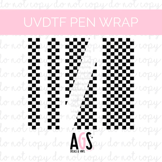 PEN WRAP 042 - Checker Black