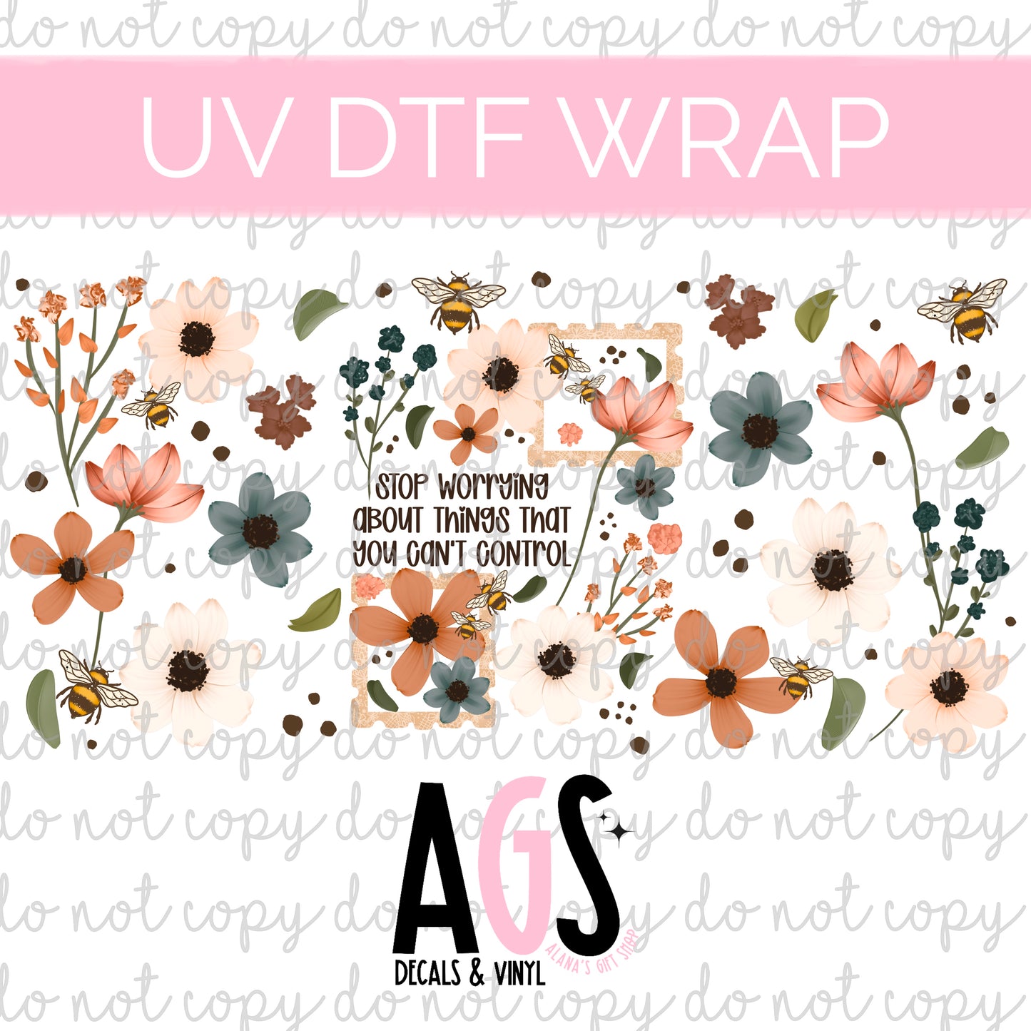 UV DTF WRAP 053 Stop Worrying