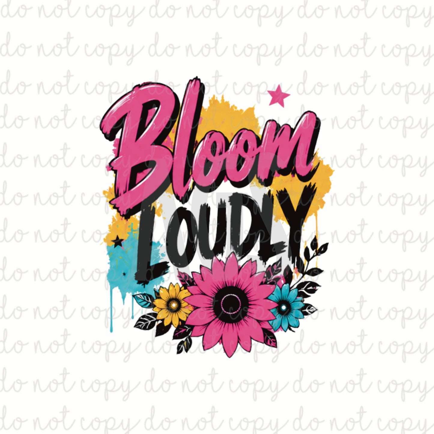 DECAL 188 Bloom Loudly