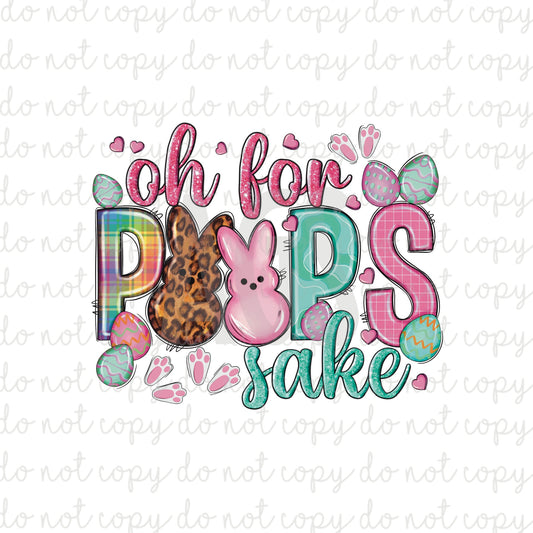 DECAL 114 Oh For Peeps Sake