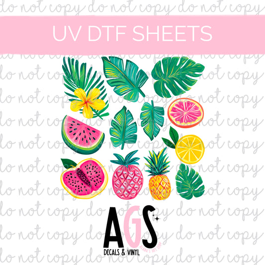 UV DTF SHEET 067 Summer Vaca - May UV Sub Box