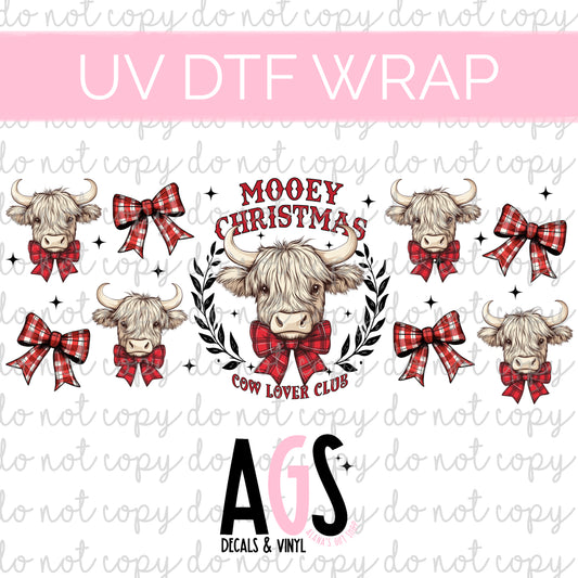 UV DTF WRAP 112 Mooey Christmas