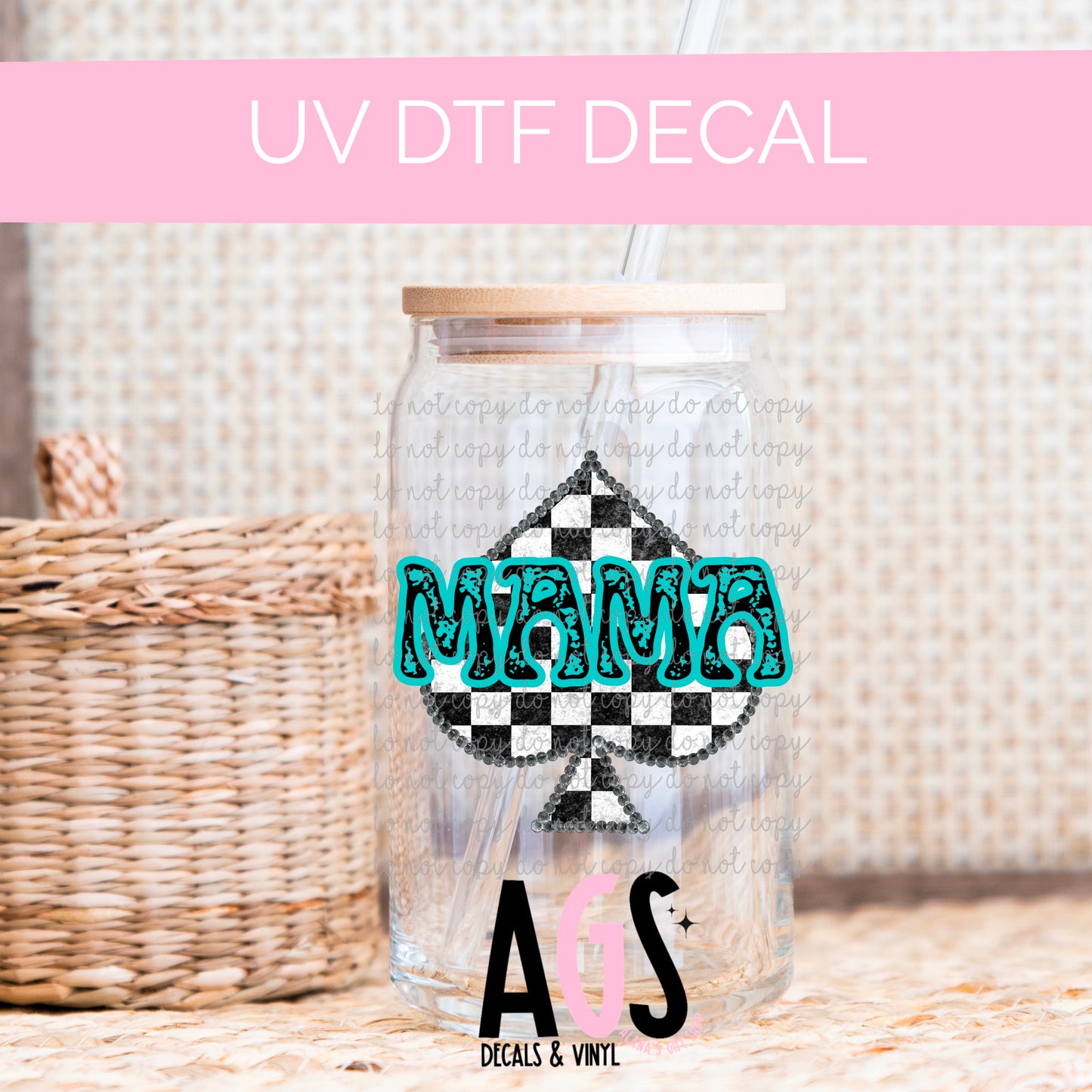 UV DTF DECAL 075 Mama Spade