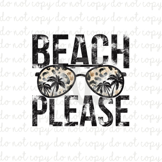 DECAL 033 Beach Please