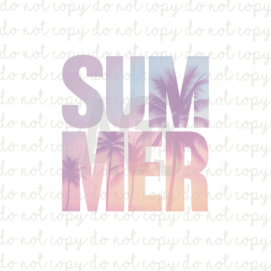 DECAL 155 Summer Pastel