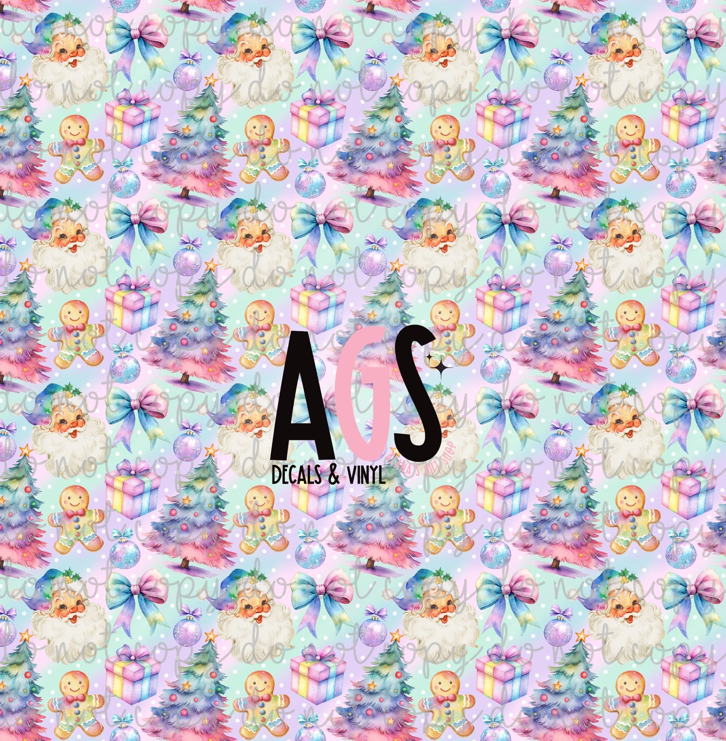 1858 Rainbow Vintage Santa